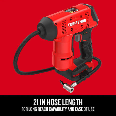 V20 Cordless Tire Inflator And Portable Air Compressor With Digital Pressure Gauge Up To 150 Psi Quick On The Go Inflate