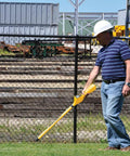 Rugged Magnetic Locator With Slick One-Handed Ergonomic Grip And Dead On Digital Readout for pipeline tracing outdoors.