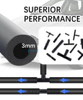 All In One Vacuum Line Kit With Six Five Foot Silicone Hoses In One Eighth To Three Eighth Inch Diameters And 64 Connectors, 130 PSI tubing