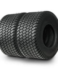 20x10-8 Lawn Mower Tires Set Of 2 For Lawn Mowers Garden Tractors And Utility Carts Tubeless 4PR With 1190 Lbs Capacity 8mm Tread Depth Plug-N-Play Install And Rugged Traction For Yard Work. Two 20x10-8 tubeless lawn mower tires with deep tread