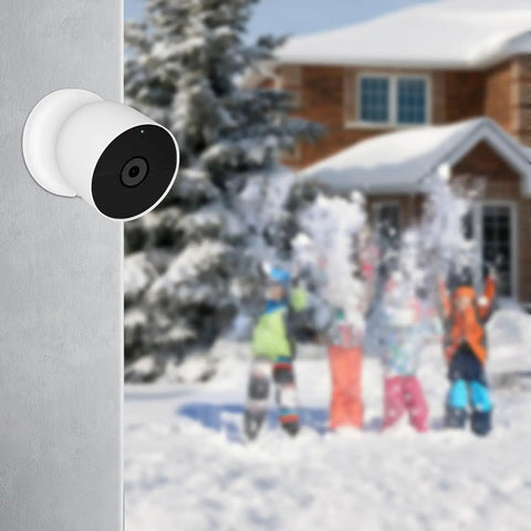 Magnetic Wall Mount For Google Nest Cameras Indoors Or Outdoors Battery 2nd Generation Replacement Base Plate on wall