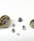 Built Tough Real Deal Ultrasonic Cleaner Baskets Set Of Two with jewelry and watch parts inside brass mesh baskets.