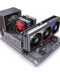 Open Frame Case Test Bench For DIY Builds Fits ATX Micro ATX ITX Motherboards Clear Organic Glass Frame Open Chassis