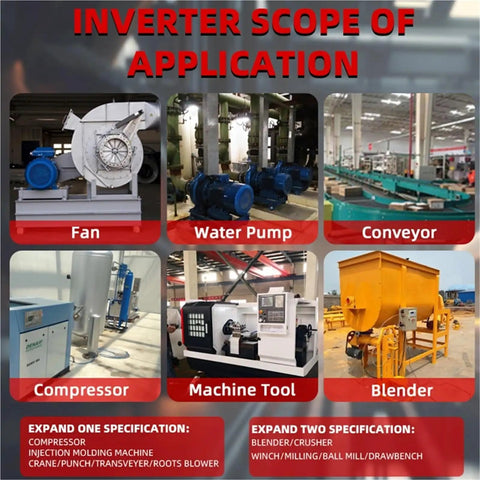 Beefy 3 Phase VFD Inverter From DC 250 To 880 V To 380 V Output With 11kW 15kW And 18.5kW Options, Variable Frequency Drive For Motor Speed Control, Pro Grade Industrial Converter For Precise Speed, for fan, pump and conveyor use
