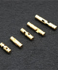 Hidden Concealed Barrel Hinge Set For Wooden Cases Pure Copper Cabinet Hardware Slim 4mm By 17mm 10 Pack Invisible Mount