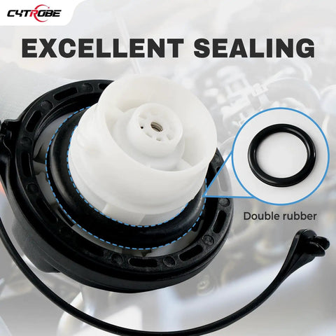 Gas Cap Replacement For 2004-2020 Hyundai Veloster Accent Sonata Azera Genesis Elantra Coupe GT Equus Ioniq with double rubber seal