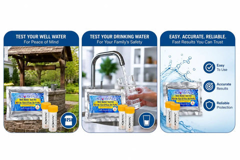 Top Shelf Two Pack Water Testing Kit To Nail Down E Coli And Coliform Fast Easy Color Shift Tests For Drinking Water Pools And Wells Keep Your Supply Totally Secure Always.