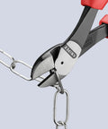 10 Inch High Leverage Angled Diagonal Cutters With Comfort Grip For Pros And DIYers cutting metal chain