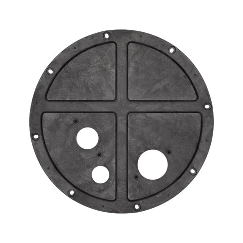 Heavy Duty Sewage Basin Cover For 18 Inch Basins With Gas And Radon Tight PVC Seal No Fuss Reusable Poly Construction Model SF16101