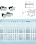 Pro Grade SBR20 Linear Rail Kit 1500mm With 4 SBR20UU Bearing Blocks for Automated Machines and DIY CNC Routers schematic.