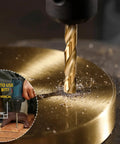 Beast M35 Drill Bit Set For Hardened Metals And Woodworking 115 Pieces From 1 Sixteenth To 1 Half Inch A To Z And 1 To 60 Sizes With Metal Index Storage Box High Speed Steel Bits For Stainless Steel Cast Iron And Plastics used on metal surface