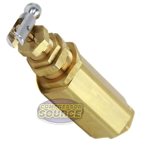 Unloader Pilot Valve For Air Compressors One Quarter Inch Female Thread FPT 140 To 175 PSI Control Valve brass body