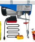 1760 Lb Heavy Duty Electric Hoist With Remote And Wired Control 2 In 1 Lift 110V Hoist With Single And Double Slings