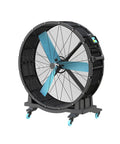 Heavy Duty Metal Floor Fan 1.5 Meter Tall Industrial Standing Fan With Multi Speed Rotary Switch Portable Metal Air Circulator
