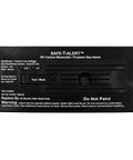RV Safety Dual Propane And Carbon Monoxide Alarm Flush Mount 12V Upgrade No Wiring Required Easy Install Replaces Single Propane Alarm Fits Class A B C Motorhomes Black Finish front view