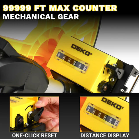 Straight Up Accurate 12 Inch Measuring Wheel For Quick Distance Tracking In Feet Folds Flat For Easy Storage With Simple One Key Reset And Carry Bag Ready To Roll On Any Project Site No Sweat Guaranteed