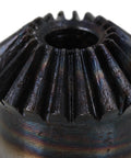 45 Steel Tapered Bevel Gear Wheel 6mm Hole Diameter, 20 Teeth, 1 Modulus, close-up of gear teeth