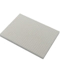 Meter Star heat-resistant ceramic plate with honeycomb perforations, square 7.8x5.59x0.551 in