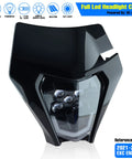 Universal LED Dirt Bike Headlight Kit With 2100 Lm Output For Enduro Pit Bikes And ATVs, Plug And Play Front Lamp