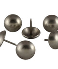 Top Shelf Heavy Duty Upholstery Nails With Sleek Pewter Finish 100 Piece Set, metal studs with 5 8 inch head and 4 5 inch shank.