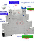 Heavy Duty Pro Grade Electromechanical Relay Pack Of 10 110V 120V AC DC HF41F 60 ZS 1NO 1NC 6 Amp SPDT with LED Indicator