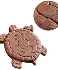 DIY Concrete Stepping Stones Mold Kit With Turtle Statue Texture, reusable plastic mold for garden pathway, non-slip surface
