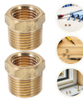 9 Piece Brass Hydraulic Fitting Kit 1 4 Inch Male Npt Threads To 1 8 Inch Female Hex Adapters Fits Tightly In Confined Areas For Plumbing Water Systems Totally Leak Proof Kickass Installation Anytime You Gotta Have It Fast brass reducer fittings