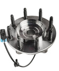 4X4 Front Wheel Bearing Hub Assembly For Silverado 2500 HD 3500 Sierra Avalanche Suburban GMC Yukon XL 2500 8 Lug Replacement Wheel Hub