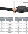 Hands holding 1 Inch PET Expandable Braided Cable Sleeve, 26 Ft Black Wire Loom, Anti Stretch and Anti Friction Sheathing.