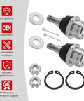 Heavy Duty Ball Joints For Talon 1000 And Pioneer 1000 UTVs 2019 2024 Compatible SXS1000 M3 M5 M6 All Editions Bolt On Front And Rear Replacement Kit Set, OEM replica parts with washers and clips
