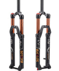 120mm Travel MTB Fork For 26 27.5 29 Inch Mountain Bikes, One And One Eighth Inch Straight Or Tapered Steerer, Rebound Adjust