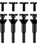 Cut Off Wheel Mounting Mandrel Holder For Three Eighths Inch And One Quarter Inch Arbor Holes Four Pack Die Grinder Accessories
