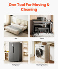Image showing furniture and appliances including a bed, piano, refrigerator, and washing machine for moving versatility.