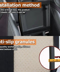 Installation guide for Fresh Fit Car Center Console Pad Red Waterproof Auto Interior Glow Up Heavy Duty PU Leather.