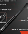 Front Hood Lift Support Spring Struts for Cadillac STS 2005 2011 Sedan 4.4L 4.6L Gas Lift Bonnet Shocks Replacement detail view