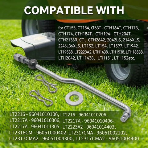 Front Deck Lift Link Suspension Kit For Husqvarna Craftsman Poulan Lawn Mowers With 42 And 46 Inch Decks Includes Hardware Kit No Fuss Install All In One Repair Bundle Replaces 195270 And 532195270 532195264 on lawn mower