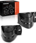 Two Piece Front Engine Motor Mount Set For Jeep Wrangler 1991-1995, Cherokee 1987-2001, Comanche 1987-1992, Wagoneer 1987-1990, 4.0L 4.2L