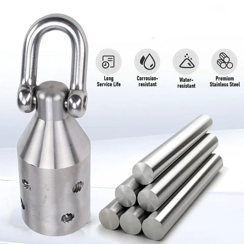 Beefy Heavy Duty Wire Pulling Attachment With 4000 Lbs Max Pull Strength For Copper And Aluminum Cables, stainless steel puller