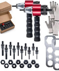 Electric Rivet Gun Adapter Kit For Drills And Impact Drivers Turns Any Drill Into A Beast Nut Riveter For M3 To M8 Blind Inserts