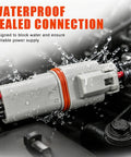Top Shelf 4 Pin Connector Set Featuring Dt04-4P And Dt06-4S With A Lock Tight Wedge Design For Heavy Duty Electrical Wiring and waterproof sealing.