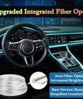 RGB Car Interior Lighting Kit With Fiber Optic 6 In 1 Ambient Light 315 Inches Integrated Fiber Optic in car interior