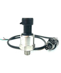 100 Psi Universal 5V Pressure Transducer Sender Sensor With Wiring Connector, 1 Eighth Inch NPT Thread, Stainless Steel Pressure Sensor