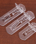 30 Pack Plastic Shelf Support Pegs for Cabinets and Wood Shelves Burr Free Smooth Surface Pegs Easy Hand Installation No Tool Needed Heavy Duty Clear Pegs