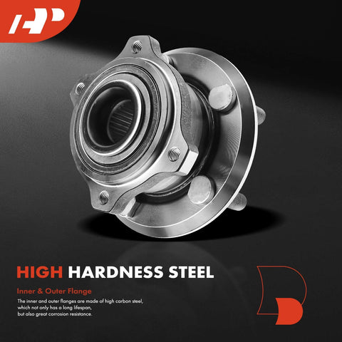 Two Pack Front Wheel Bearing And Hub Assembly For AWD Dodge Charger Challenger Magnum And Chrysler 300 5 Lug Compatible With 2005 2023 Models Reliable Sealed Bearings For Smooth Ride And Quiet Operation Easy To Install