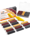 120 Pcs Micro Detail Sandpaper Kit With Storage Box, includes sanding block and various grits, ideal for tight spaces and DIY projects.