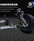 Rear Upper Control Arm Suspension Kit, 2 Piece Bolt On Upgrade For 2008 To 2015 Honda Civic And 2013 To 2021 Acura ILX image