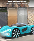 Gesture Sensing Remote Control Car with Charging Dock, blue, designed for pavement, wooden floor, ceramic, gravel terrains