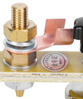 Close-up of Ultimate Welding Magnetic Ground Clamp With Strong Brass Head And 0.2 Inch Insulation Board for stable grounding.