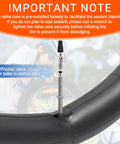 Two Pack Beefy 24 Inch Heavy Duty Bike Tubes 24x1.75 To 24x2.25 45 57 507 With 48mm Presta Valve Removable Valve Details