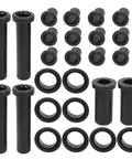Rear Suspension Bushings Kit For Polaris Sportsman 500 HO 4X4 2003 To 2005 Replacement MG1282101AZ High Quality ABS Wear Resistant Bolt In Improves Ride Handling OEM Style Control Arm Bushings For ATV Quad, 26-piece black bushings set